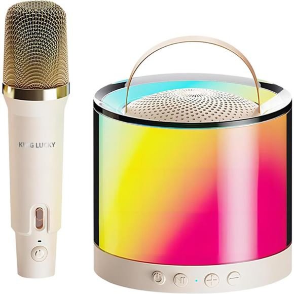 Karaoke Machine for Kids with Wireless Mics